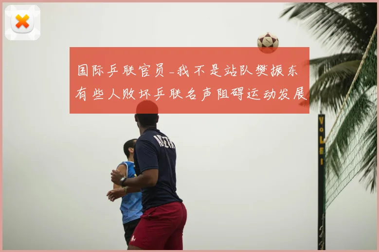 国际乒联官员_我不是站队樊振东 有些人败坏乒联名声阻碍运动发展